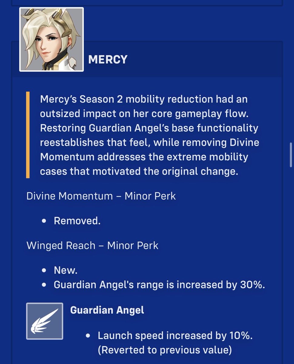 five_st4r's tweet photo. @Blizzard_Ent @aaronkellerOW The amount of slight and subtle nerfs mercy gets is outright insane. She gets a single good/mediocre change and you guys nerf her base kit to compensate for it . It's genuinely so sad because she feels so useless, revert these meaningless changes. https://t.co/LUKpLjvmQK