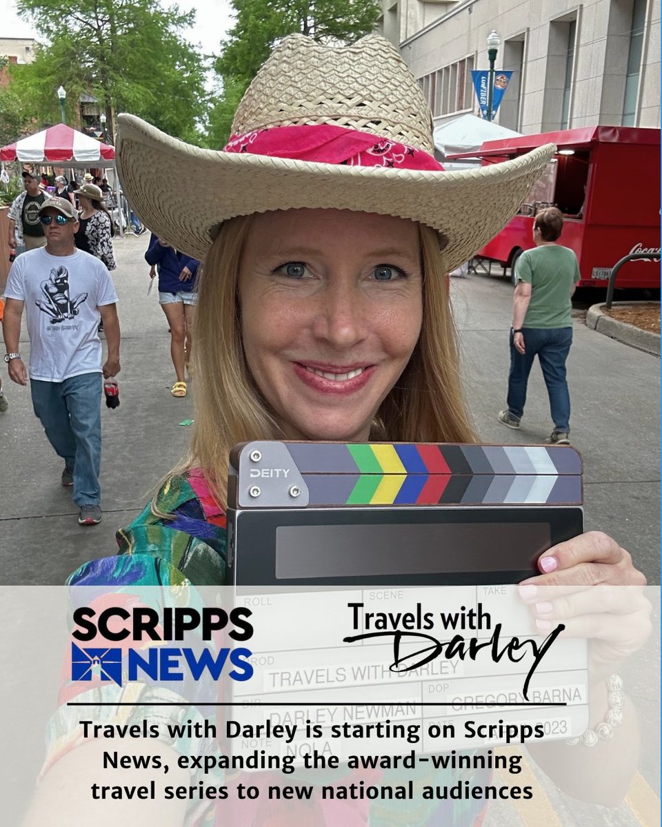 DarleyNewman's tweet photo. 🚨 Big News! Travels With Darley is joining the @scrippsnews weekend lineup! 🎉 I’m thrilled to expand the reach of our award-winning #travels. Catch the first episode Sat, Aug. 1, at 8 a.m. and Sun at 10:30 a.m. ET. First stop- Guadeloupe Islands https://t.co/G16pO6GMTO #tv https://t.co/5iAjcPXWKY