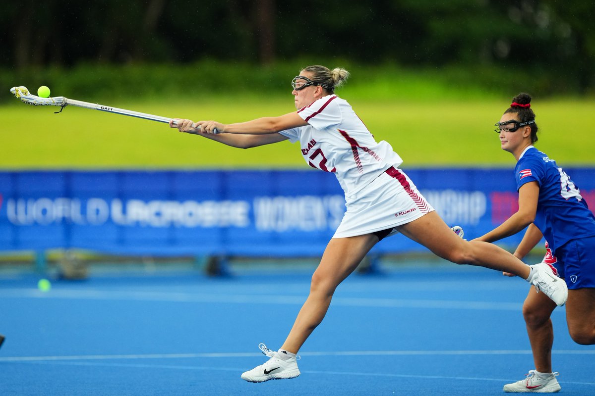 SunDevilWLax's tweet photo. Into the quarterfinals at the @WorldLacrosse Women's Championships! ➡

Anna Viglione helped @TeamEnglandLax go unbeaten in pool play winning 70 percent of draws (34/48) in three matches!

England will play Haudenosaunee at 11:30 p.m. (MST) in Tokyo.

#ForksUp /// #O2V https://t.co/CMnW9t9LLJ