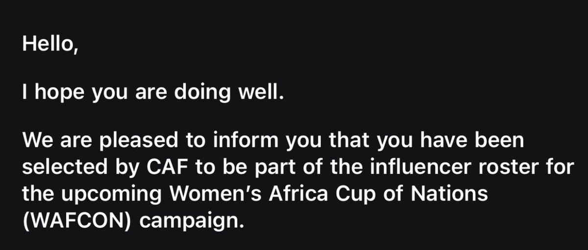usefulidioty's tweet photo. CAF called and I answered. Thank you @CAF_Online @TotalEnergies . Morocco was great🤝. https://t.co/uYrbkbZiWm