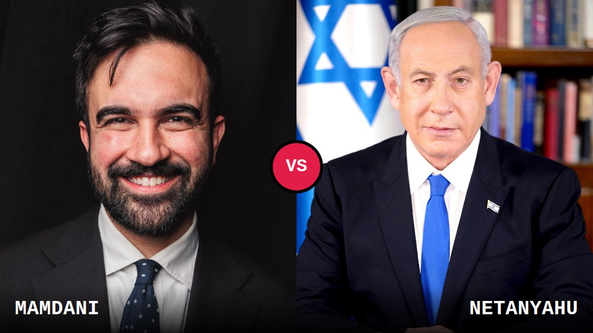 MamdaniScrbrd's tweet photo. Netanyahu: "I will go to New York City despite the ICC arrest warrant, and Mamdani is fomenting hate with his criticism of Israel." The Israeli PM vowing to set foot in the city whose mayor called for his arrest. https://t.co/0iedPn0h8r