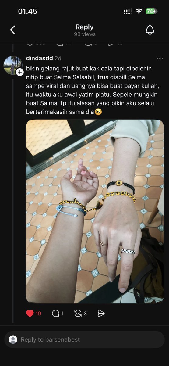 lowkeykayee's tweet photo. yaallahh salma beneran dikelilingi orang” super duper ijo neon, semoga hidupmu selalu diberkahi juga menjadi berkah untuk hidup org lain ya sal🥹💞 https://t.co/0wFl01wrp9