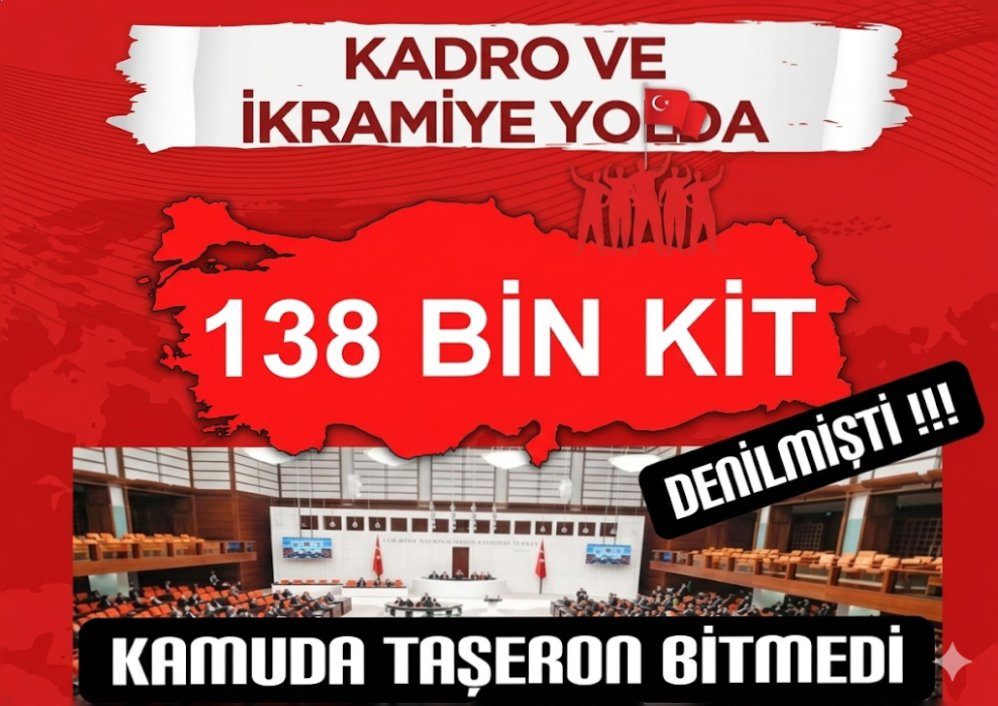 KitMaraba4432's tweet photo. @Pamuk20757786 #KitlerKadroBekliyor
#TeşeronRanttır

Kit taşeron işçileri olarak seçim beyannamelerinde varız,
Çalışma Bakanlığında hali hazırda bekleyen kadro dosyamız var,
Kamuoyunda varız,
Mecliste varız AMA kadromuz hâlâ yok!

Taşerondan kadroya geçirilenler üzerinden bizi yargılamayın! https://t.co/a31FGiDYjL