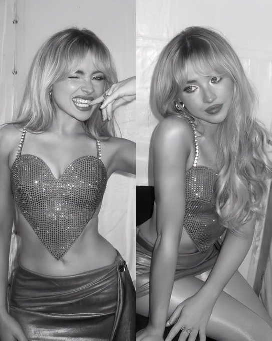 Mia_6966's tweet photo. blessing your eyes with sabrina carpenter https://t.co/i3UZOR5SEo