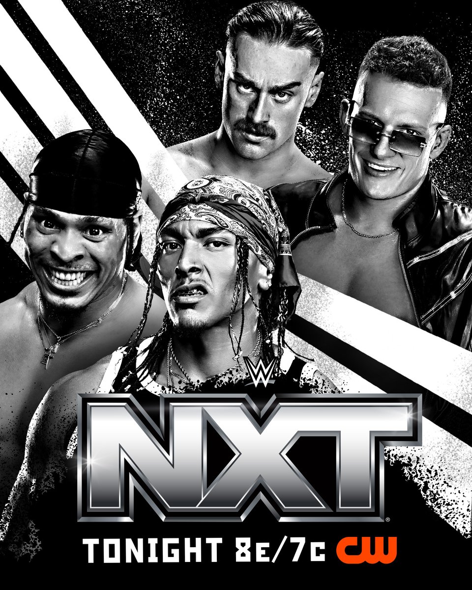 WWENXT's tweet photo. OTM and BirthRight square off in tag team action TONIGHT on #WWENXT!

📺 8 ET/7 CT on @TheCW https://t.co/pfqJ9gYCRO