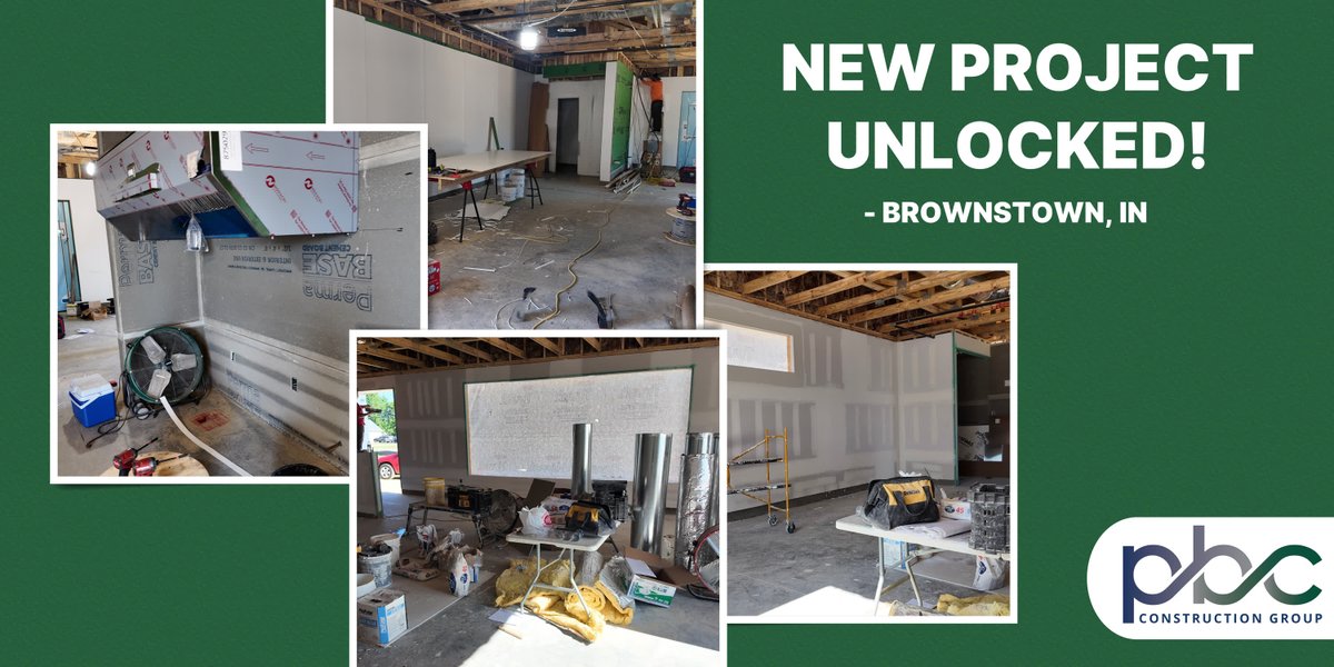 PBCConstruct's tweet photo. 📍 Brownstown, IN

This project is officially underway! Any guesses what this space is going to become? 👀

Drop your prediction below and check back as we reveal more progress throughout the build.

#PBCConstructionGroup #Construction #ComingSoon #BrownstownIN https://t.co/1QbhWhFlfo
