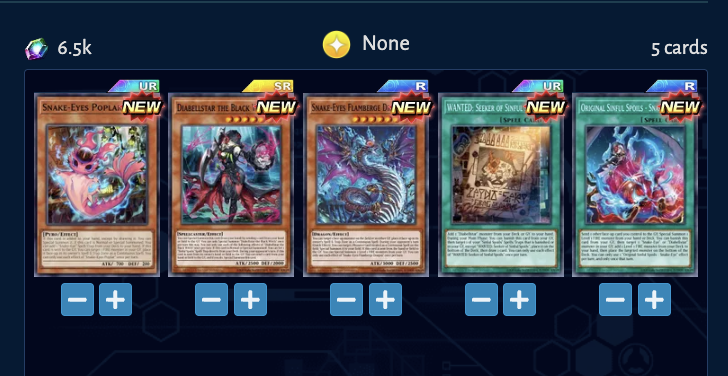 hannsandres's tweet photo. snake-eyes rarities in duel links vs master duel 🧐 https://t.co/3wLhKwN3Uv