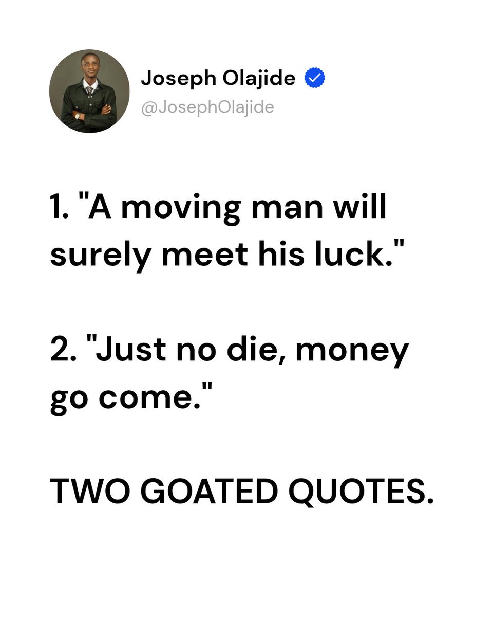 OlajideJ7's tweet photo. The most important thing in this life for a man hustling is to never die. 

Make sure to stay alive and keep developing yourself.

Like Gary will say, "Don't stop until you are insanely proud of yourself"

Gary Vaynerchuk is really a blessing to us. https://t.co/rhbgxjOyES