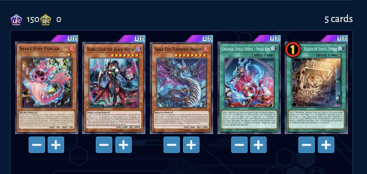 hannsandres's tweet photo. snake-eyes rarities in duel links vs master duel 🧐 https://t.co/3wLhKwN3Uv