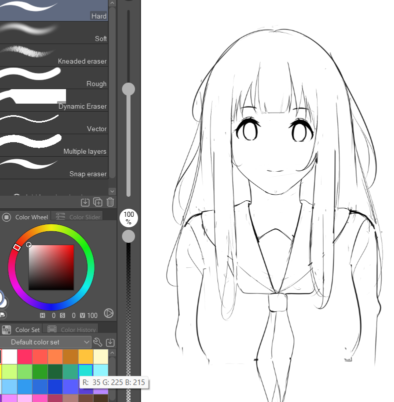 mayoiiru's tweet photo. I'm using Chitanda Eru as practice to improve my anatomy ^^

#氷菓 #hyouka https://t.co/IvfLlICHME