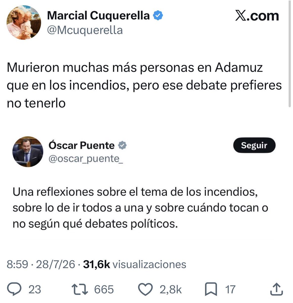 mejoreszasca's tweet photo. ZASCA!!!!!!!! de @Mcuquerella a @oscar_puente_ https://t.co/7SwnIIGLS3