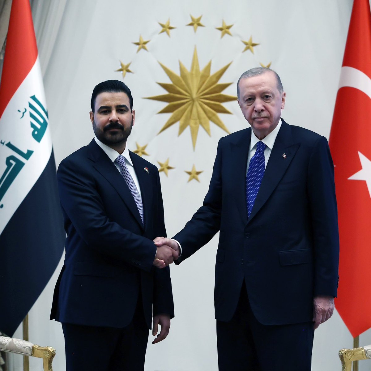 Gulf_Arab_Pak's tweet photo. 🚨HISTORIC ENERGY MOVE: Türkiye & Iraq Unite 🇹🇷⚡🇮🇶

President Erdoğan announces Türkiye Petrolleri has secured a partnership in Iraq’s Kirkuk production field.

Calling today’s agreement “a historic step”, he hailed it as a new era of energy cooperation between the two nations.