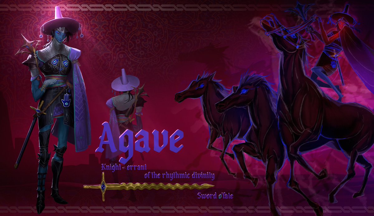 eraky_sketch's tweet photo. Agave
a knight-errant of esoteric beliefs and mysterious origins.  #characterdesign #conceptart #art #illustration #fantasyart https://t.co/396uLUXAJV