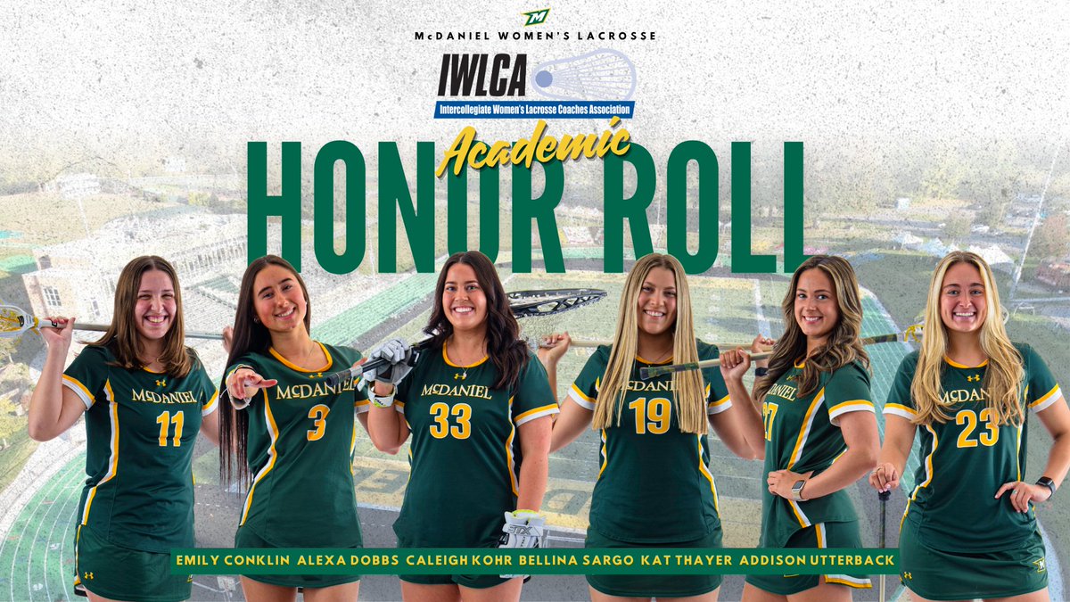 mcdanielsports's tweet photo. .@McDaniel_WLAX was honored by the @IWLCA as an Academic Honor Squad while six student-athletes were named to the Academic Honor Roll.

INFO: https://t.co/hhSrI1wBP7 

#GetOnTheHill #d3lax https://t.co/Hzn3BBO59p
