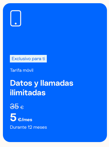 epach_'s tweet photo. @movistar_es veo esto en vuestra web, llamo al 1004 y me dicen que no puedo contratar solo una línea móvil a 5€ mes. Pregunto cuál es la opción y me dicen que contratar con fibra y luego ya las adicionales si ponerlas a 5€. ¿Algún comercial en la sala? https://t.co/Juvndb0qcb