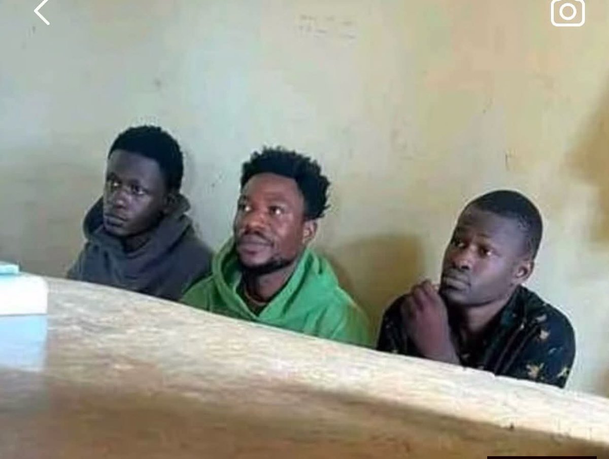 fwcharlez's tweet photo. When you see faces like these, around you, in ur dm you're looking at people who chose ignorance over reason, you are seeing a bunch illit3rat3, uneducated, The best thing you can do is stay far away from people like this. posting their pictures alone on my page disg*st me

These are the faces of people who took their friend's lif3, all because they claimed he stole a phone.

Their parent failed them, their guidance fail them, their community fail them, lastly they failed themselves

You chose jungle justice over the law. You threw away your freedom without thinking about the consequences. Now you'll spend the rest of your lives—in prison, or d3ath by hanging too, sharing an overcrowded cell with over 100 inmates and doing hard prison labor, including cleaning prison toilets.

Let this be a lesson: no one has the right to take another person's lif3. If someone commits a crim3, report them to the police and let the law take its course. Viol3nc3 only destroys more lives.