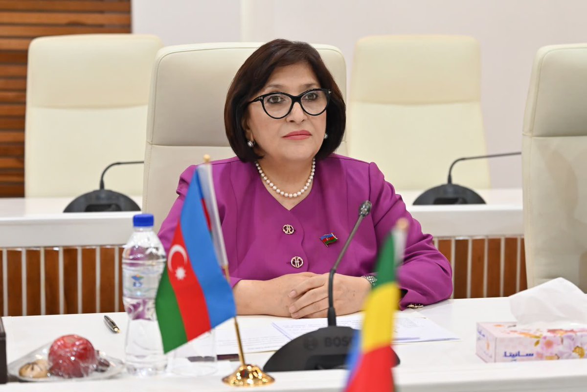 Speaker_Az's tweet photo. Efiopiya Federativ Demokratik Respublikasının Xalq Nümayəndələri Palatasının sədri Tagasse Çaffo ilə görüşdük.

It was a pleasure to meet with H.E. Mr. Tagesse Chafo, Speaker of the House of People’s Representatives of the Federal Democratic Republic of Ethiopia.
@TagessechaffoD 

We emphasized the importance of expanding inter-parliamentary cooperation, strengthening dialogue between our legislatures, and promoting collaboration in areas of mutual interest for the benefit of our peoples.