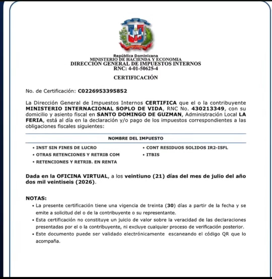 annyestherburg's tweet photo. Y resulta que la Iglesia Soplo de Vida que pastorean Yesenia Then y Joan Bonilla NO TIENE EXENCIÓN DE IMPUESTOS y que el pago de sus impuestos está AL DÍA?

¿Por qué en la investigación de la "periodista" no presentó   esa  certificación?  

Tantos calumnias  que levantaron . ¿Qué van a decir ahora ?