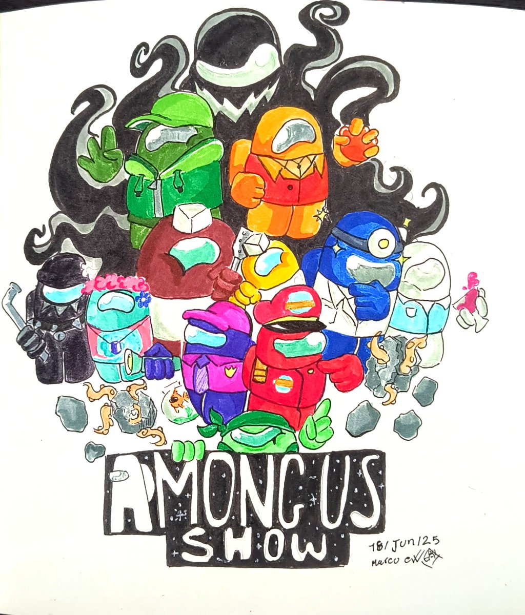 MarcoDeanda11's tweet photo. Bueno ya me ví la serie de Amongus y me encanto mis personajes favoritos fueron rojo amarillo y marrón simplemente es una serie muy recomendada 10/10

#amongusshow #traditionalart #videogame #amongus https://t.co/uy29nTuJ3J