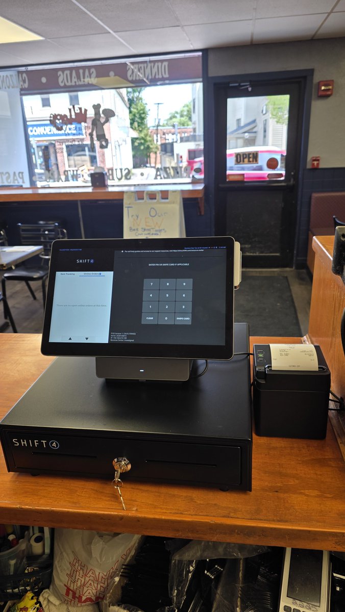 S4Tech123's tweet photo. Another successful install at Village Pizza in Durham, NH. Shift4 DINE POS is up and running smoothly, and the customer couldn’t be happier with the seamless upgrade. They said goodbye to Toasts high prices and non existent service. @Shift4 https://t.co/5XqcparXeR