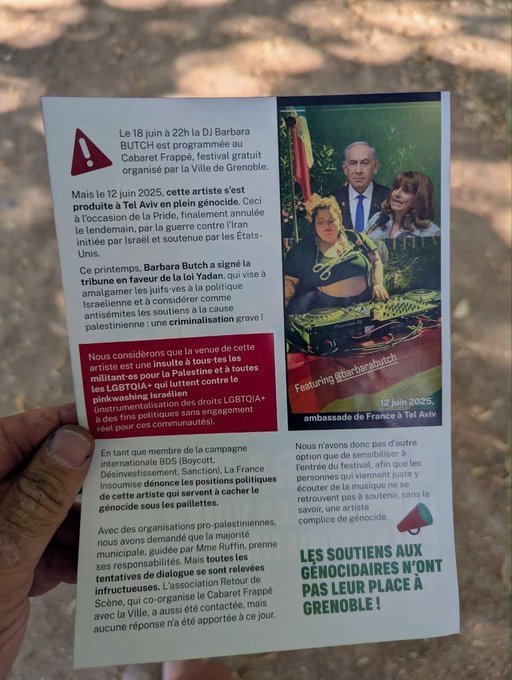 canalguada's tweet photo. @EricPiolle @JLMelenchon Cher Éric,

Il n’y a pas de marionnettiste derrière les orgas ayant participé ou soutenu l’action contre le #pinkwashing de l'icône PS, si libéral consensuel, surfant sur l’innocence, ne s’exprimant qu’au nom de l’amour.

À lire.
https://t.co/ZM6rZQ0mJa

https://t.co/nqxR5cc7Hc https://t.co/hIjrmpIYwn