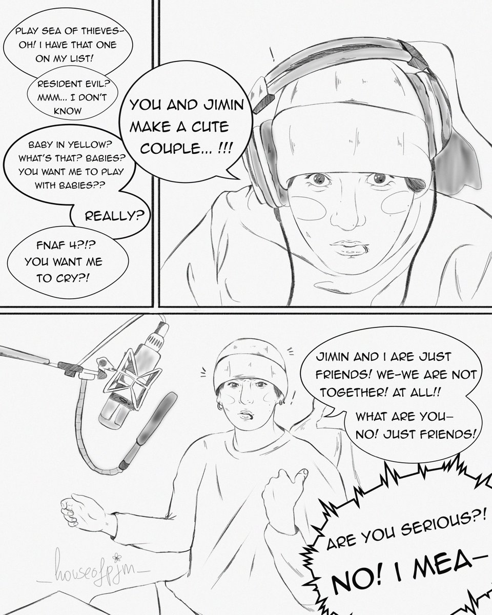 _houseofpjm_'s tweet photo. Streamer jk and his "friend,only friend" jm wip https://t.co/PBM2K1aHIU