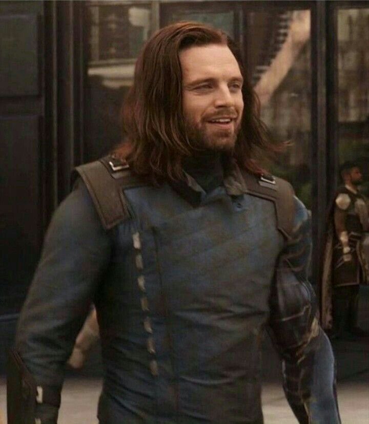 heartz4ruby's tweet photo. hot take but infinity war/endgame bucky has my favourite hair https://t.co/Zj0szPmiTW