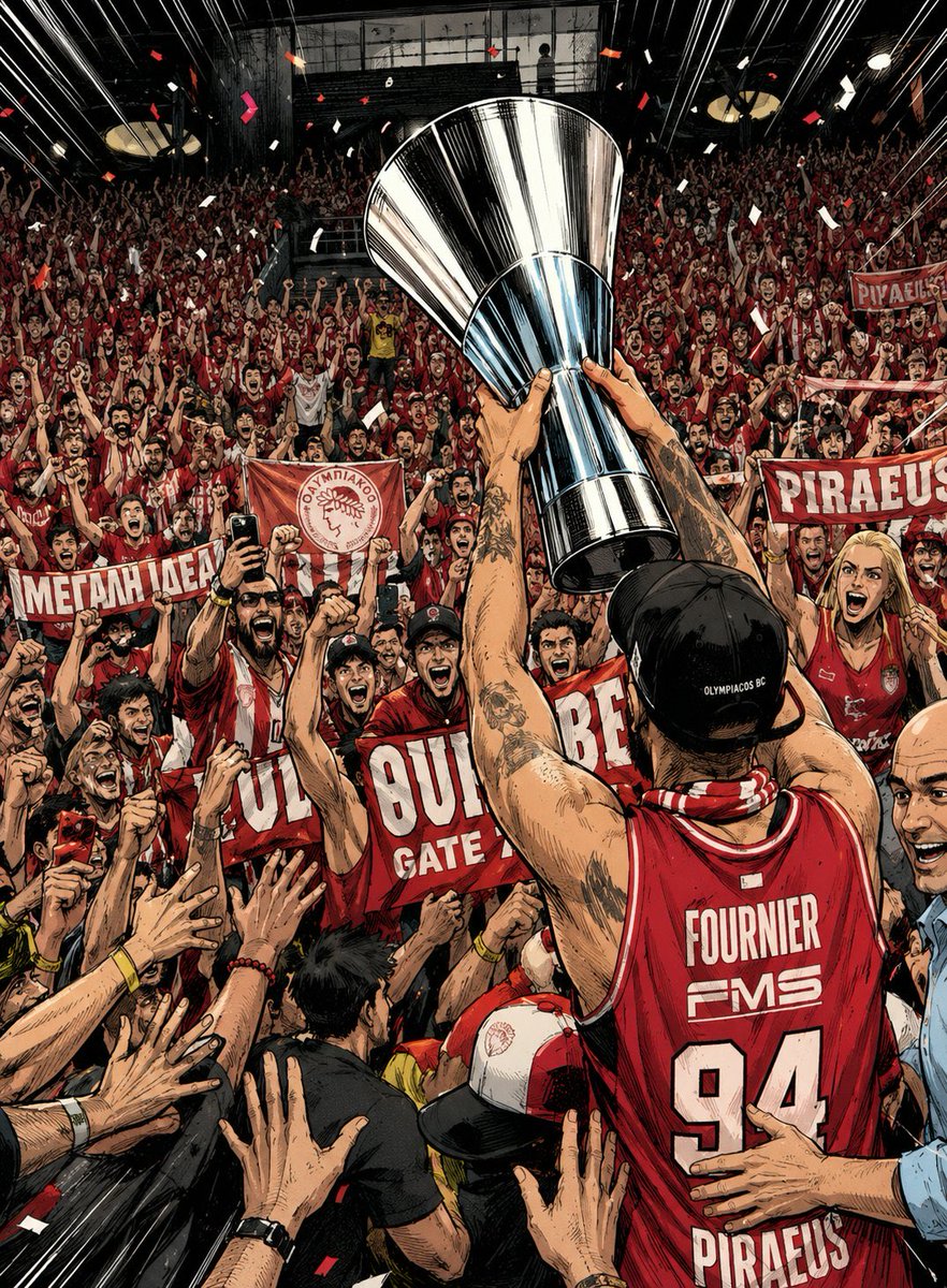 J_K_A_J's tweet photo. Δεν θα ξεπεραστεί ποτέ αυτή η εικόνα #olympiacosbc https://t.co/xLzMcBDXJq