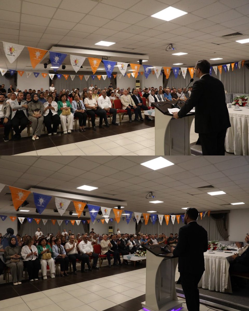 akincemal's tweet photo. “AK Parti teşkilatları; birliktir, kardeşliktir, büyük Türkiye idealine omuz omuza yürüyen güçlü bir ailedir.”

İl Başkanımız Sn. Mustafa Özkan, İl Kadın Kolları Başkanımız Sn. Hacer Söylemez ve teşkilatımızın kıymetli mensuplarıyla birlikte AK Parti Çukurova İlçe Danışma Meclisi Toplantımızı büyük bir coşku, samimiyet ve dava şuuruyla gerçekleştirdik.

Birlik ve beraberliğimizi daha da perçinleyen bu anlamlı toplantımızın teşkilatımıza, ilçemize ve davamıza hayırlara vesile olmasını temenni ediyorum.

Cumhurbaşkanımız ve Genel Başkanımız Sayın @RTErdogan’ın liderliğinde, #TürkiyeYüzyılı hedeflerimize emin adımlarla yürümeye, ilk günkü aşkla milletimize hizmet etmeye devam edeceğiz.

@omerrcelik @abuyukgumus @avmustafaozkan @KaramikSunay @abdullahdogru01 @farukaytek