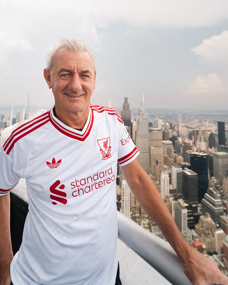 LFC's tweet photo. Special location. Special shirt. 🤍