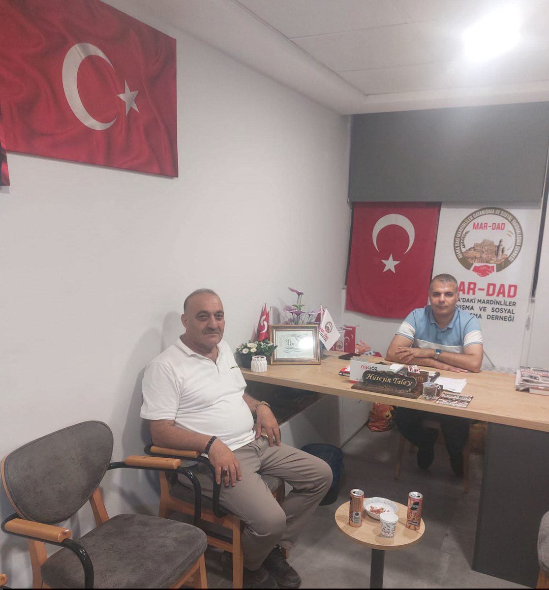 huseyin0147's tweet photo. İmg Acar Güvenlik Sistemleri Sahibi Sn. Muhittin ACAR Bey Derneğimizi ziyaret etti. Ziyaretlerinden dolayı kendisine teşekkür ederiz. 
Adana'daki Mardinliler Dayanışma ve Sosyal Yardımlaşma Derneği MAR-DAD 

@ADANAMARDAD 
@Mardad_01 https://t.co/KXKfJo2gho