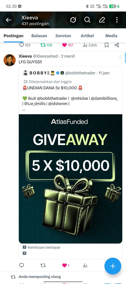 Xieevashed's tweet photo. @bobbthetrader @mhidxe @damibillions_ @Lor_dmills @idstwnm @atlasfunded @PipsCabal All is done🙌 https://t.co/0YKsfBKXKp