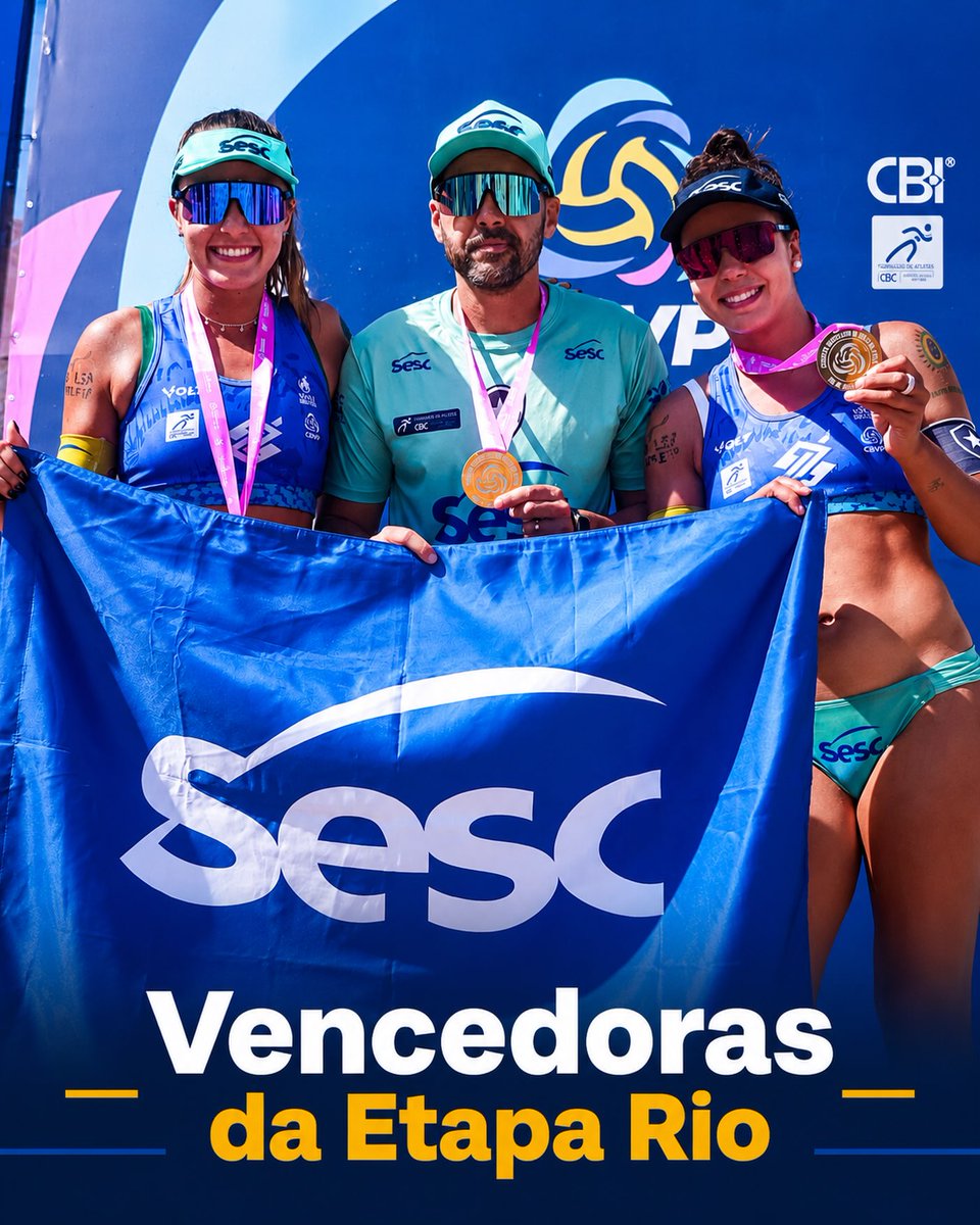 botafogo_so's tweet photo. 🥇⭐ Líderes do ranking nacional!
Thâmela e Victoria venceram a etapa do Rio de Janeiro da Liga Brasileira de Vôlei de Praia e assumiram a liderança do ranking geral. 🖤🤍
Parabéns à dupla e à comissão por mais essa grande conquista!
#SescBotafogoPraia #SescRJ #VamosBotaFOGO https://t.co/4k9rJE1DZW