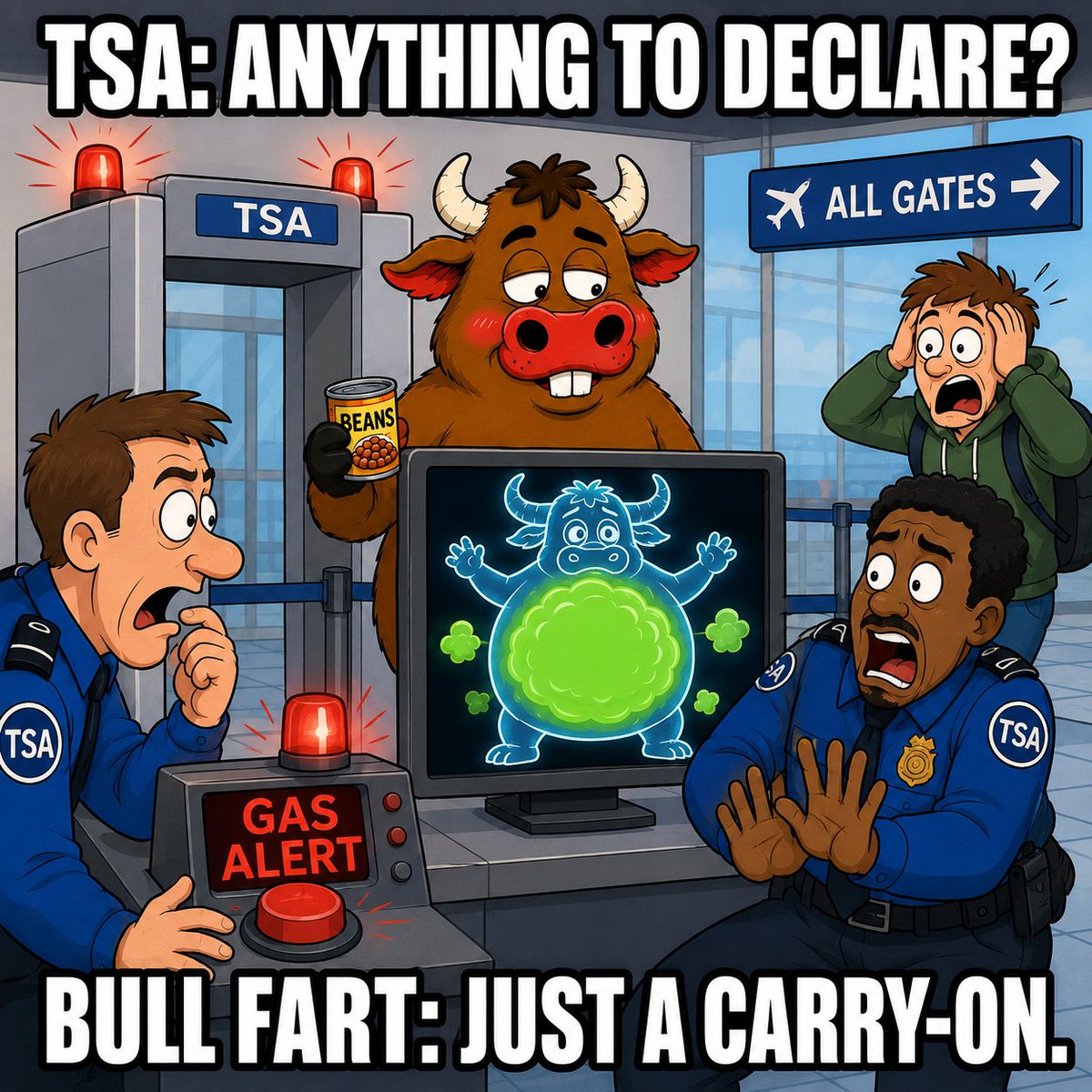 BULL FART tweet media
