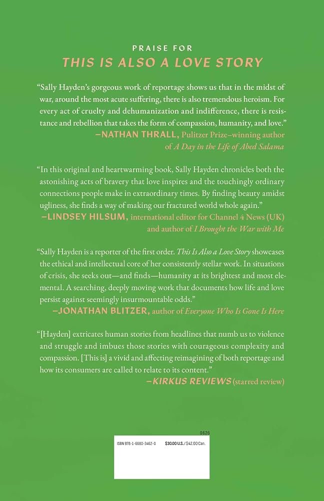 mylastsatoshi's tweet photo. Discover the unforgettable new book from Orwell Prize winner Sally Hayden. This is Also a Love Story captures the enduring power of love, connection and human resilience amid war, displacement and crisis.
From stories in Ukraine, Nigeria and beyond, Hayden reveals goodness that shines against all odds. A heartbreaking yet hopeful read that expands the soul. Available now from Scribner.
@sallyhayd @simonschuster
#ThisIsAlsoALoveStory #MustRead #BookRecommendation #HumanResilience
