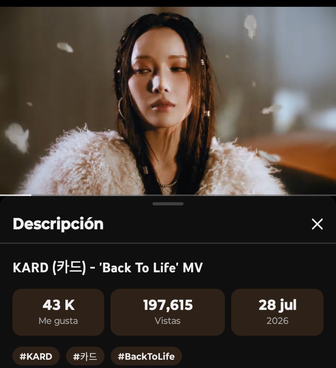 Sowoo___'s tweet photo. Ahora que Kard anuncio su último comeback me aparecian um montón de personas tristes por ellos pero ahorita que es necesario hacerles publicidad no veo a nadie 😭🥹

Me da tristeza que solo se hayan agarrado de la noticia para conseguir vistas y likes 🥹
#KARD #카드 #BackToLife https://t.co/DAzpi25Onr