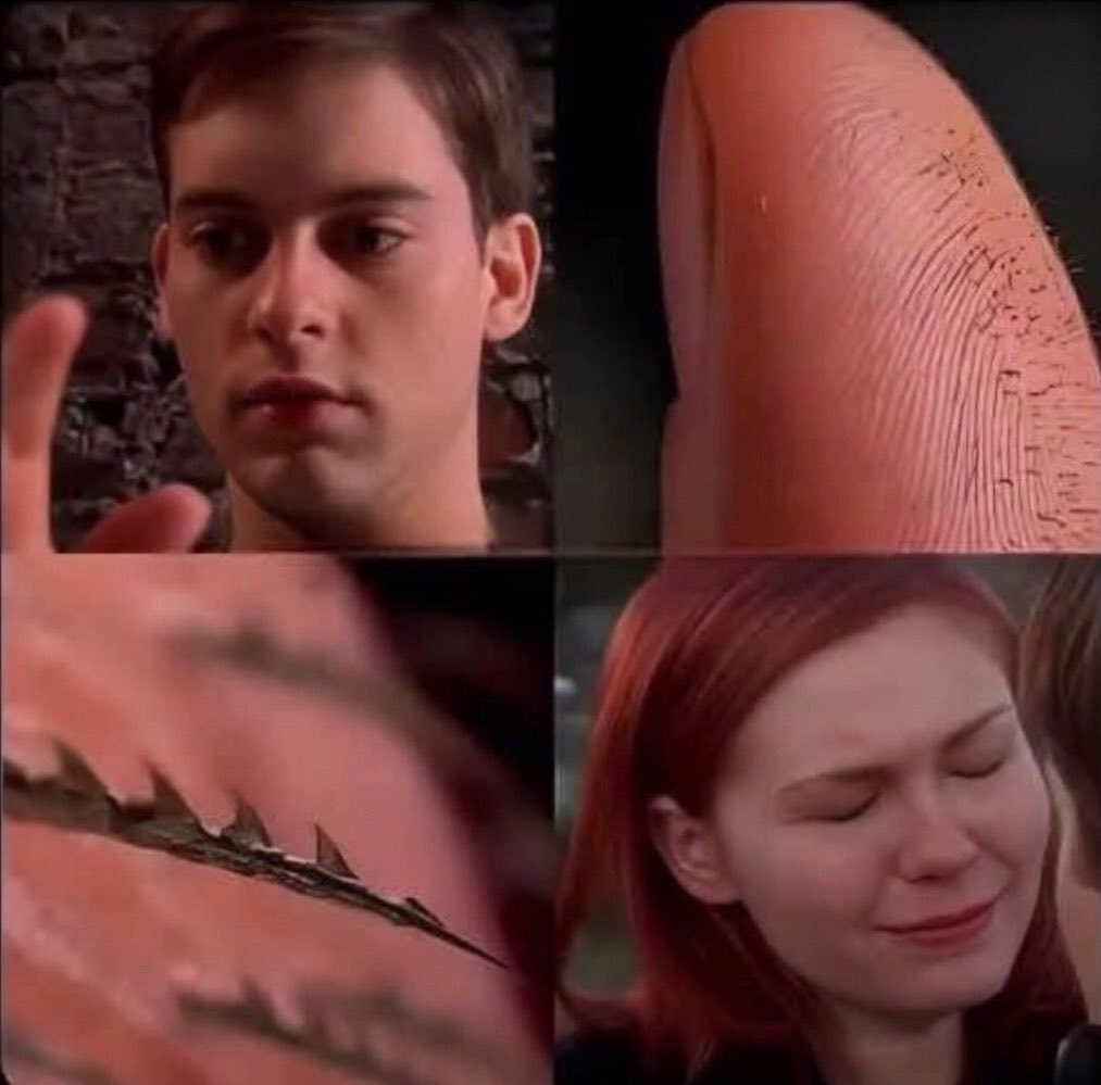 memesbyZen's tweet photo. people often criticize Mary Jane for leaving Peter Parker for other guys without understanding the real reason https://t.co/QWdYzPQq38