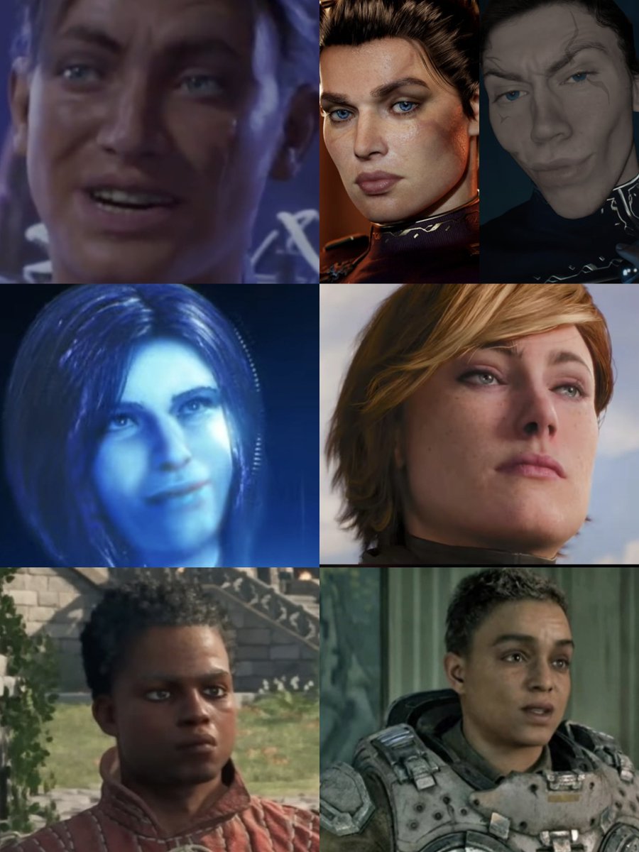 Mangalawyer's tweet photo. Here are your Microsoft-funded "female characters," sir. 

Chinmaxxing now has a whole new meaning https://t.co/NeRdtPZdOy
