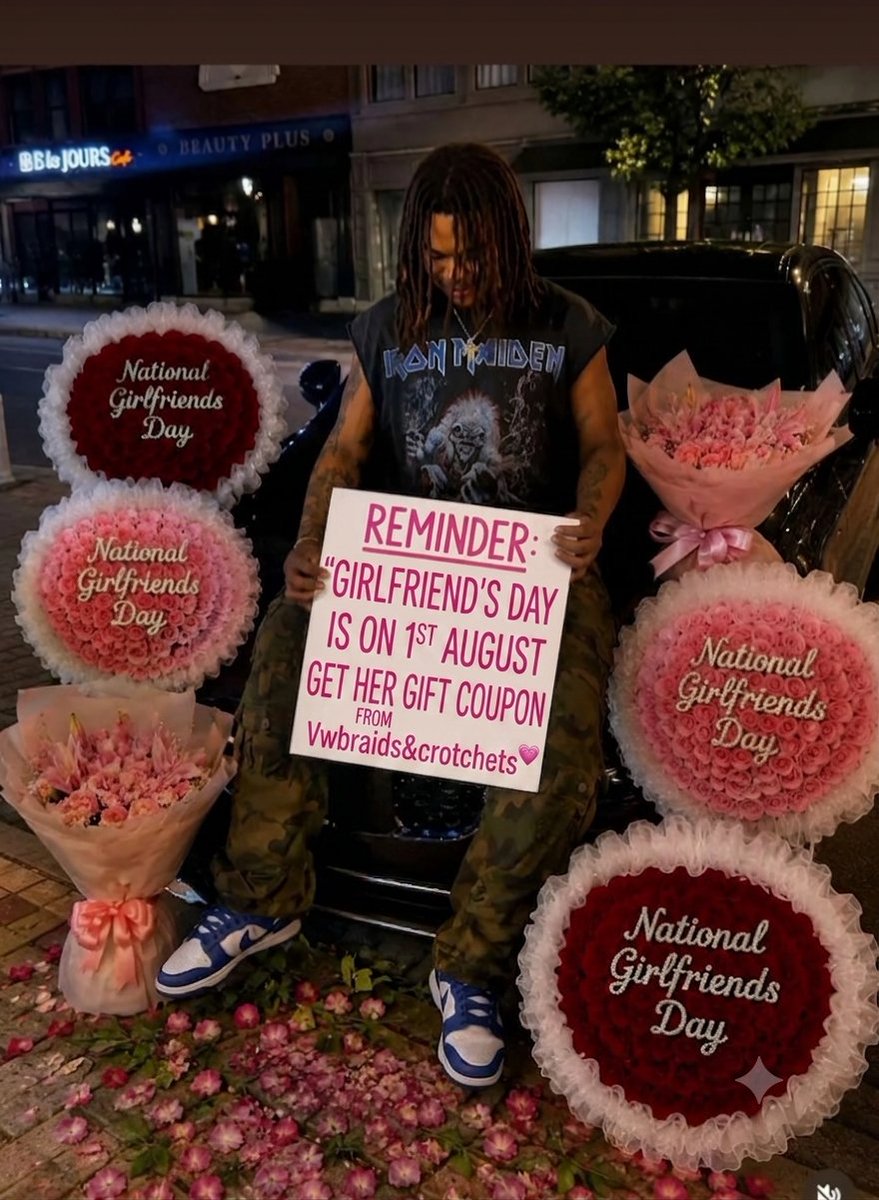 VwBraids's tweet photo. https://t.co/vI8KZYQUcc
Hey 
Girlfriend's day is around the corner 
Get your person a gift copoun from us
Link is up there
Thank you! https://t.co/dybix9M1ST
