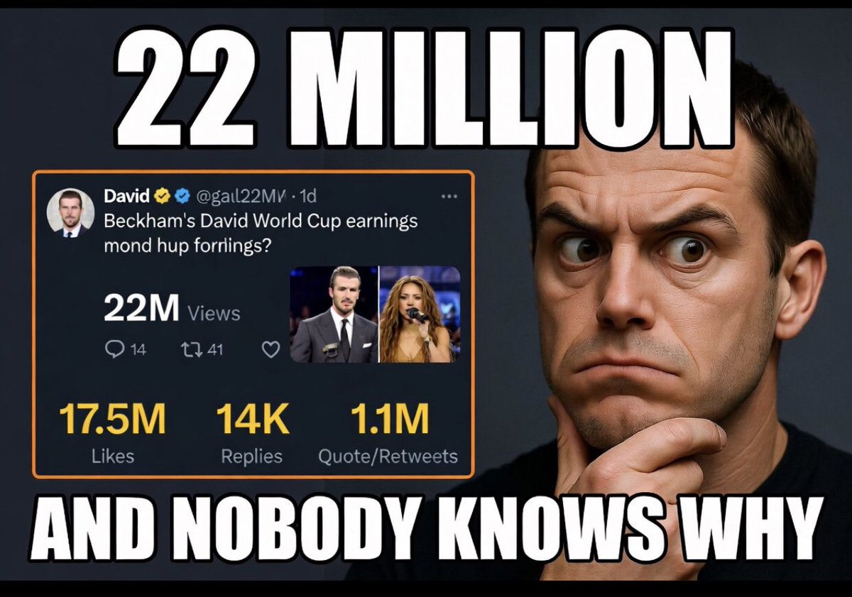 realMTzeez's tweet photo. 22M views and nobody knows what this is about. That's the internet. https://t.co/wyAQhvgdFi