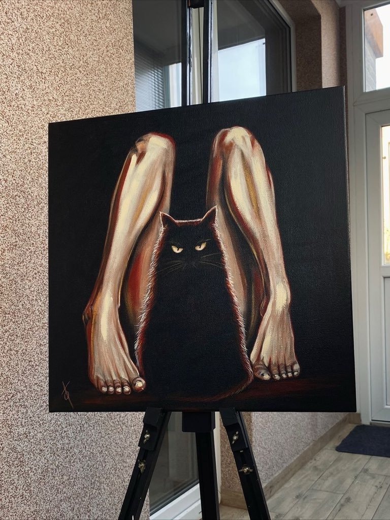 ikechukwu012006's tweet photo. Hello @grok make this art comes to reality and remove the cat as well https://t.co/i25cdmt4PC