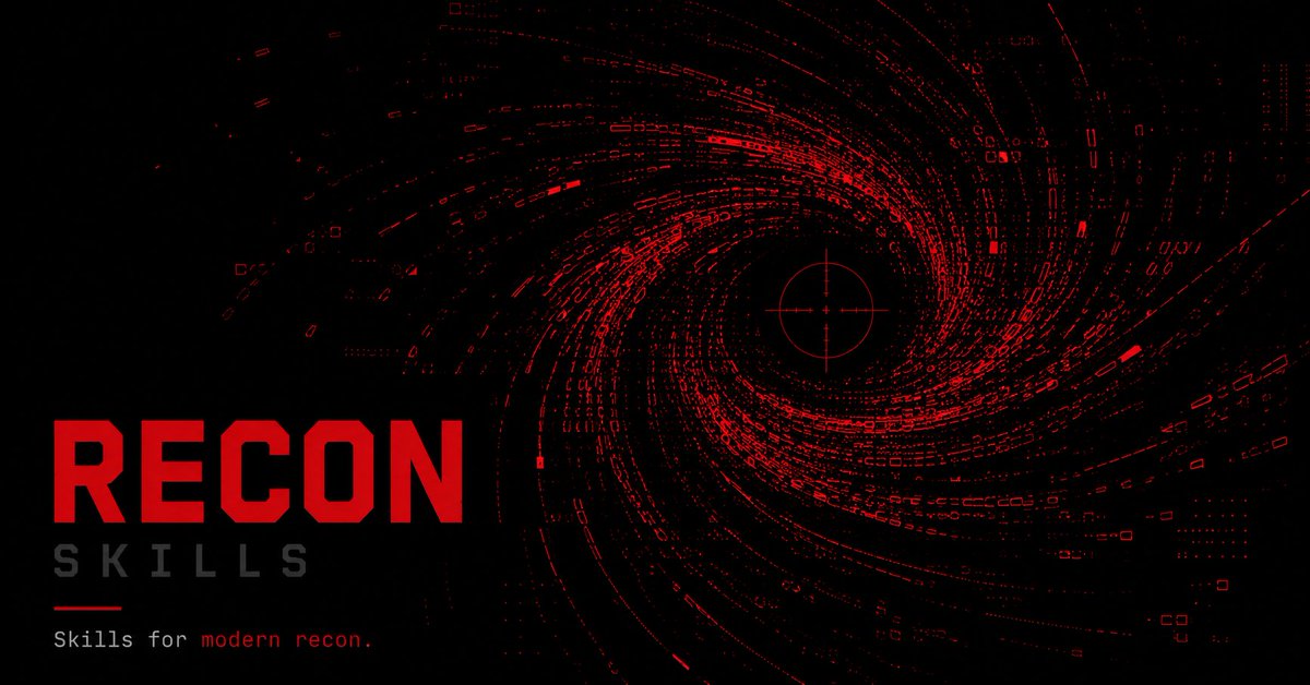 A_cyb3r's tweet photo. مشروع recon-skills يقدم مكتبة مهارات أمنية يمكن استخدامها مع وكلاء الذكاء الاصطناعي لتنظيم مهام الاستطلاع واختبار الاختراق.

كل مهارة موجودة داخل ملف SKILL.md، وتحتوي على:
- متى تستخدم المهارة.
- الأدوات المطلوبة.
- أوامر التنفيذ.
- خطوات التحقق من النتائج.
- الأخطاء والنتائج الكاذبة المحتملة.

المشروع يغطي مجالات مثل اكتشاف النطاقات الفرعية، فحص المنافذ، تحليل تطبيقات الويب، البحث عن XSS وSQLi وSSRF وIDOR، إضافة إلى WordPress وFastAPI وNext.js وواجهات API والخدمات السحابية.

ويعتمد على أدوات معروفة مثل:
subfinder
httpx
nmap
ffuf
nuclei

يعطي الوكيل منهجية عملية جاهزة: ماذا يفحص، وبأي أداة، وكيف يتحقق من النتيجة.

رابط المشروع:
https://t.co/FLOyo7Fe6F