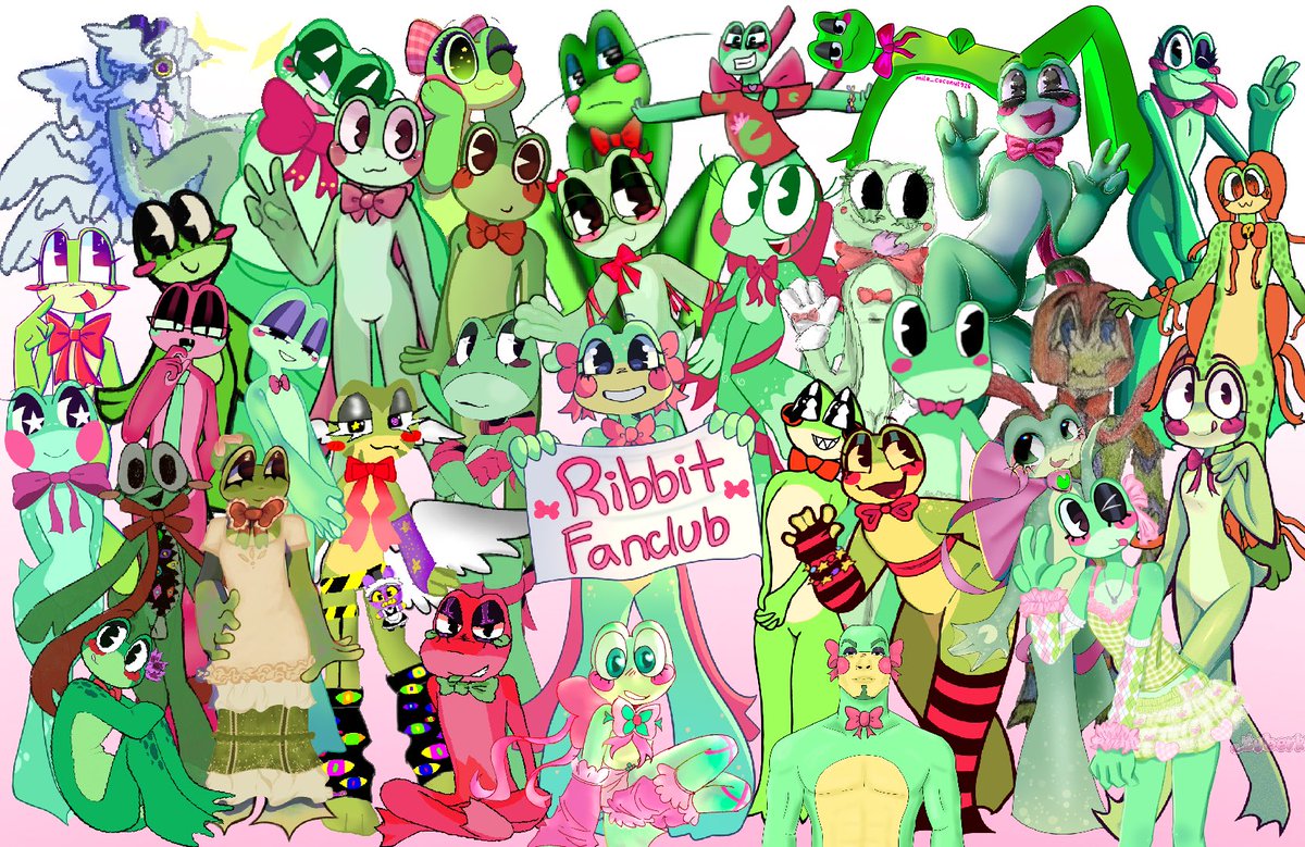 juno_buggs's tweet photo. Hosted a Ribbit collab for the Ribbit Fanclub discord server🫶🏽💕 Everything turned out PERFECT!! Thank you guys for participating!
https://t.co/gLE156CgVW
Credits⬇️
@iwasneverhere66
@xxwildarcherxx
@Starzzzye
@cyberk1ttie
@JAXBOY52 
@sun_scope87
@/javacad0
@/nightstar_83 + more https://t.co/o8gkgeYX5A