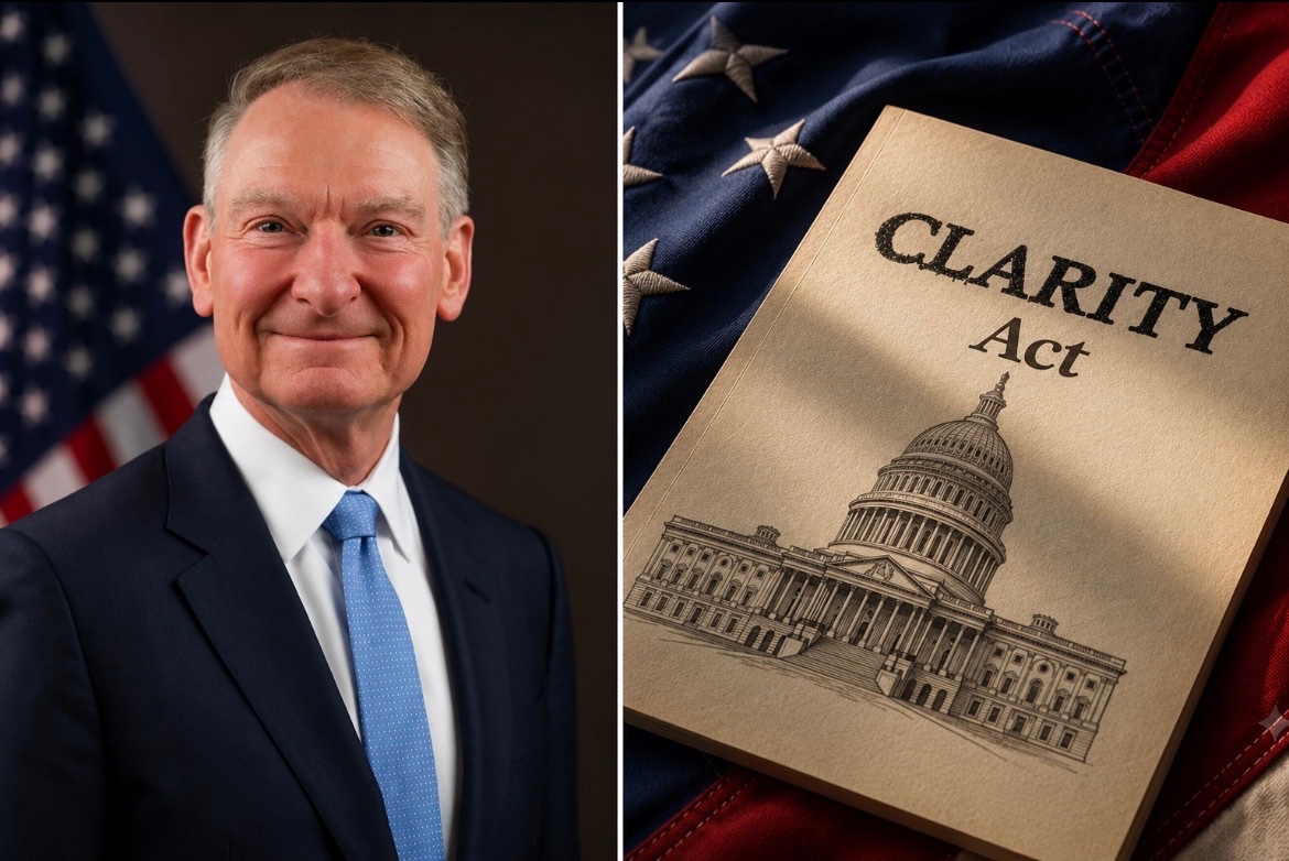 cryptorover's tweet photo. BREAKING: 🇺🇸 SEC Chair Paul Atkins just urged the US Senate to pass the CLARITY Act.

Yesterday, Atkins said he is "optimistic" that Congress will pass it.

ITS TIME! https://t.co/tpQJcld6Mt
