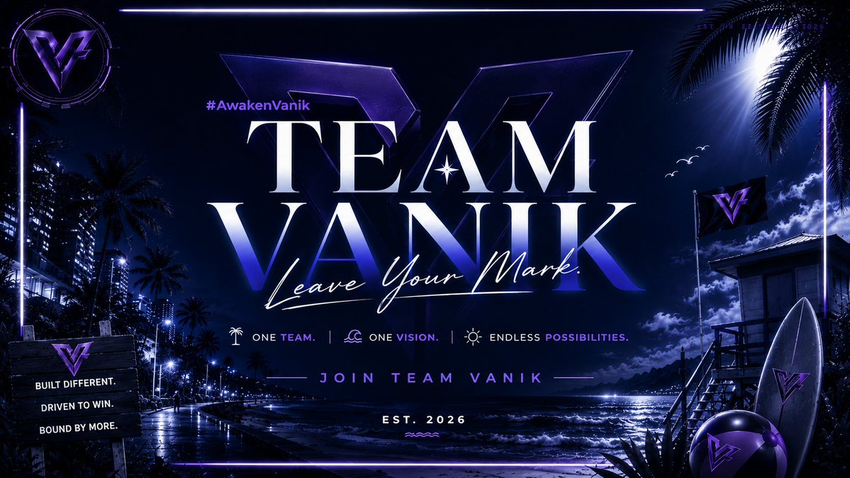 xteam_vanik's tweet photo. 🚨 TEAM VANIK IS STILL RECRUITING! 🚨

We're still looking for dedicated people to join Team Vanik.

📌 Open Positions
👑 Co-Owner
📊 Esports Manager
📋 Manager
🎮 Players
✨ And more!
📩 Interested?

Join our Discord, submit your application, and become part of Team Vanik https://t.co/rzXQSgCd7Q