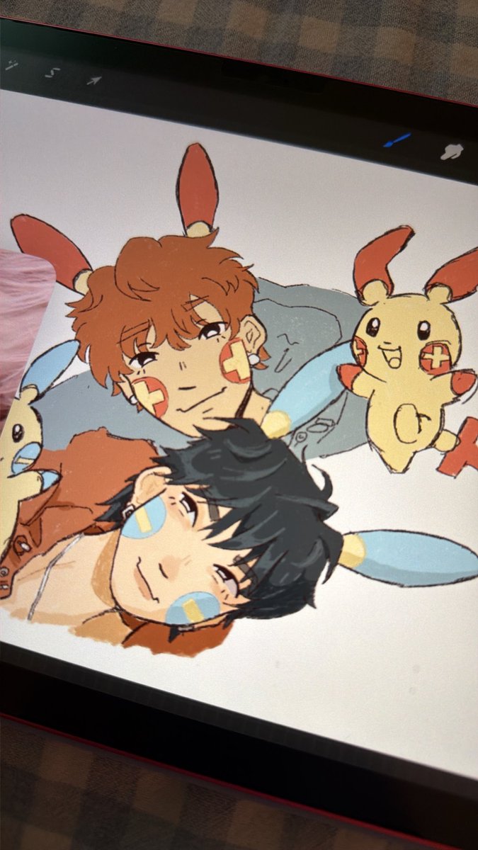 summerwichu's tweet photo. currently plotting #nichojoo art https://t.co/ALNiNgqZK9