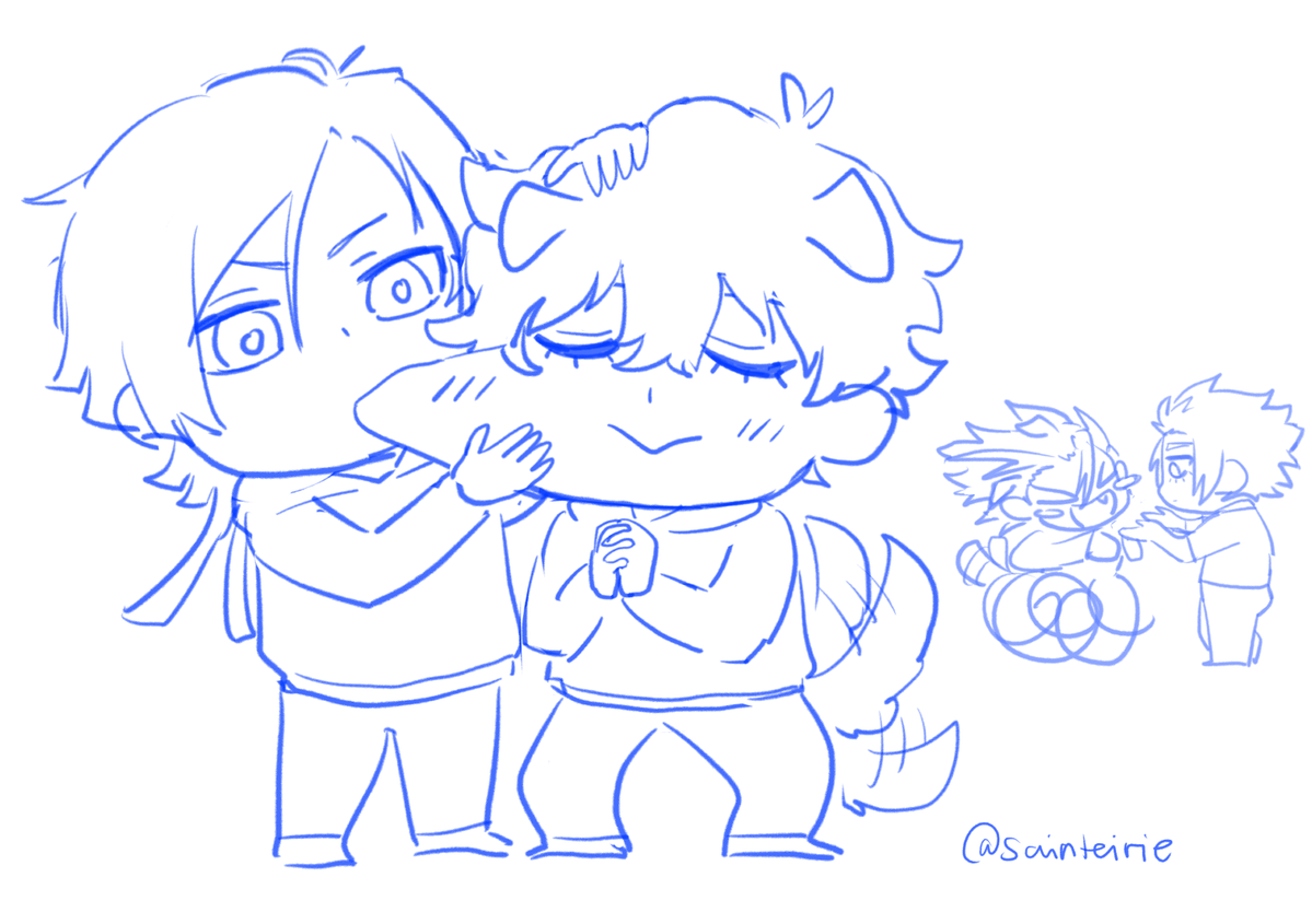 sainteirie's tweet photo. quick chibi sketch https://t.co/qyTtGeryuR