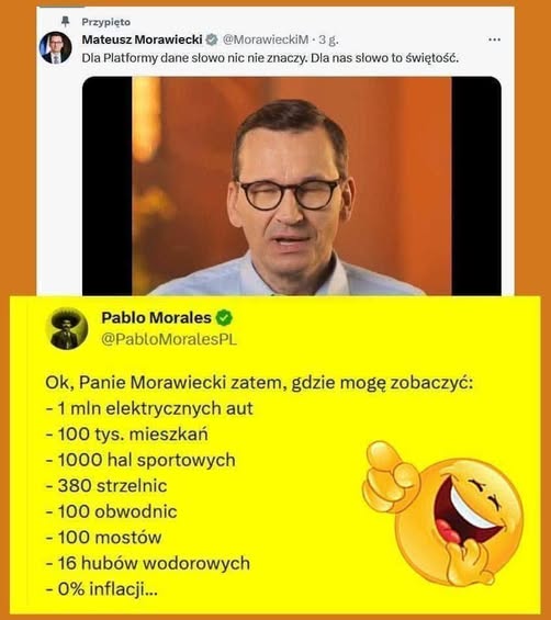 piotrr73's tweet photo. @MorawieckiM @RozwojPlus Pinokio fałszywy błaźnie oto lista twoich obietnic, chyba ze tez przepisałeś je na żonę https://t.co/J2hgdfLAWE