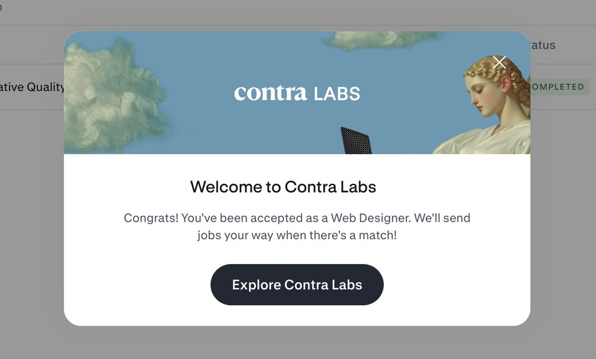 hanna_dev_'s tweet photo. Just got accepted into @contralabs_ai  as a Web Designer.
Happy to explore! https://t.co/j6saNRtreC