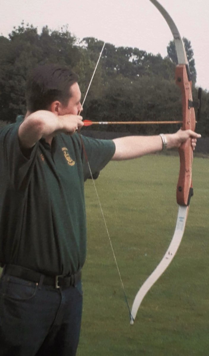 PassinghamJames's tweet photo. Me doing some Archery in my late 20's. https://t.co/Slxbd4HSXj